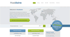 Desktop Screenshot of hostastro.com